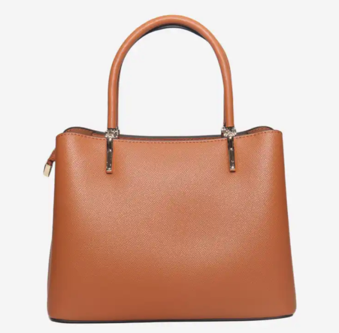 Brown Classic Bay Genuine Leather Bags For Women