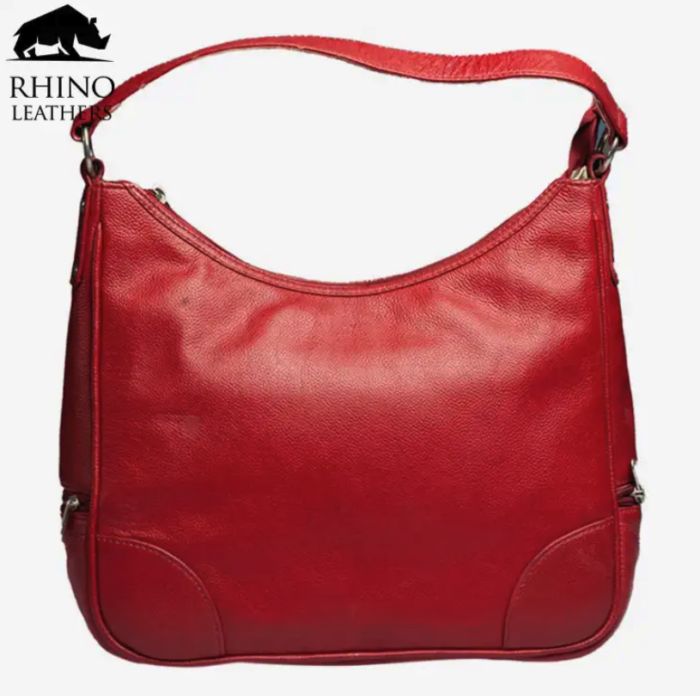 Rhino Leather Hobo Bag for Women